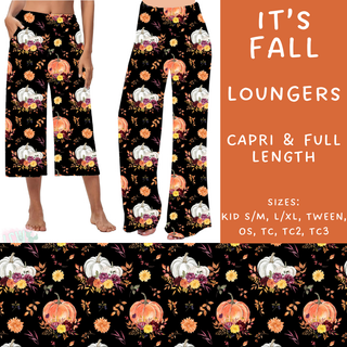 Batch #207 - Fall Fun - Closes 9/27 - ETA mid Nov - It's Fall Capri and Full Length Loungers