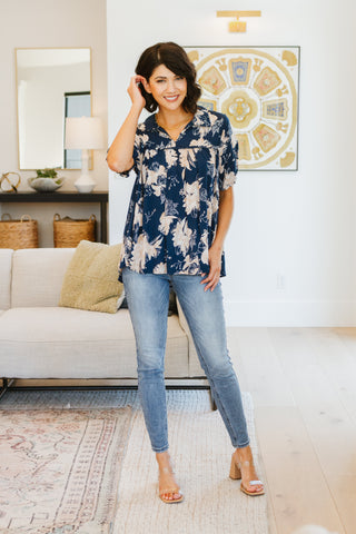 Just Coasting Floral Blouse