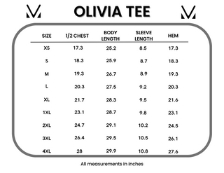 IN STOCK Olivia Tee - Black | Women's Short Sleeve