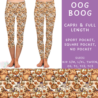 Batch #205 - August Request Run - Closes 9/23 - ETA early Nov - Oog Boog Full and Capri Length Leggings