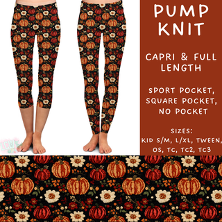 Batch #204 - Hello Fall - Closes 9/20 - ETA early Nov - Pump Knit Full and Capri Length Leggings