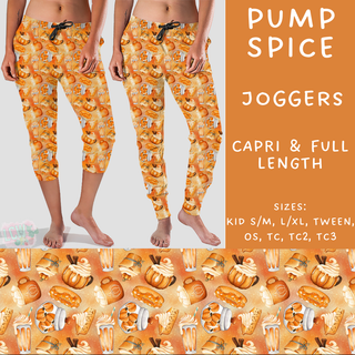 Batch #204 - Hello Fall - Closes 9/20 - ETA early Nov - Pump Spice Full and Capri Length Joggers