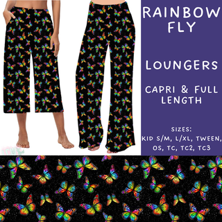 Batch #205 - August Request Run - Closes 9/23 - ETA early Nov - Rainbow Fly Capri and Full Length Loungers