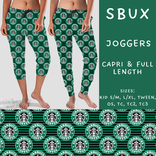 Batch #209 - Fun Run 5 - Closes 10/2 - ETA mid Nov - SBux Full and Capri Length Joggers