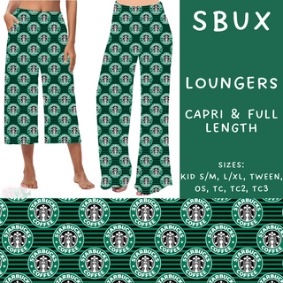 Batch #209 - Fun Run 5 - Closes 10/2 - ETA mid Nov - SBux Capri and Full Length Loungers