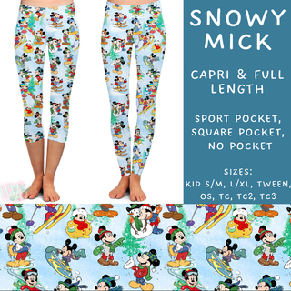 Batch #205 - August Request Run - Closes 9/23 - ETA early Nov - Snowy Mick Full and Capri Length Leggings