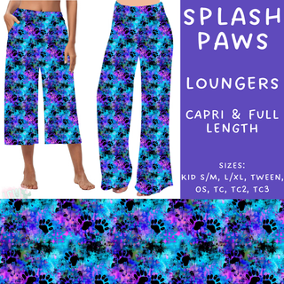 Batch #209 - Fun Run 5 - Closes 10/2 - ETA mid Nov - Splash Paws Capri and Full Length Loungers