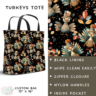 Batch #207 - Fall Fun - Closes 9/27 - ETA mid Nov - Turkeys Tote