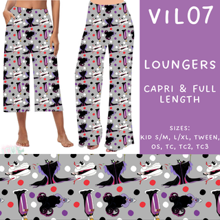 Batch #208 - Villains - Closes 9/30 - ETA mid Nov - Vil07 Capri and Full Length Loungers