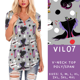 Batch #208 - Villains - Closes 9/30 - ETA mid Nov - Vil07 V-Neck Tee