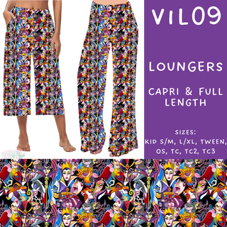 Batch #208 - Villains - Closes 9/30 - ETA mid Nov - Vil09 Capri and Full Length Loungers