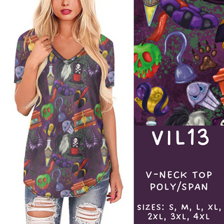 Batch #208 - Villains - Closes 9/30 - ETA mid Nov - Vil13 V-Neck Tee