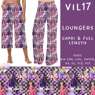 Batch #208 - Villains - Closes 9/30 - ETA mid Nov - Vil17 Capri and Full Length Loungers