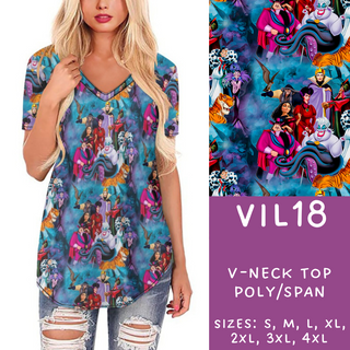 Batch #208 - Villains - Closes 9/30 - ETA mid Nov - Vil18 V-Neck Tee