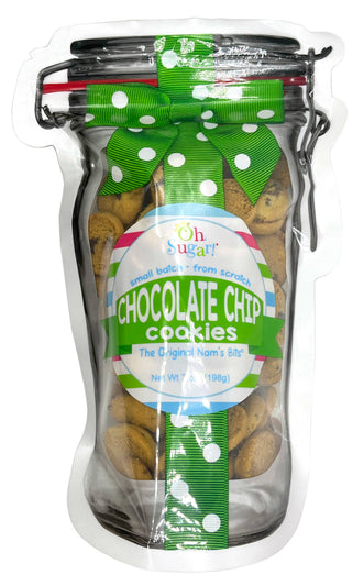 Cookie Mason Jar Pouches - Chocolate Chip - Large