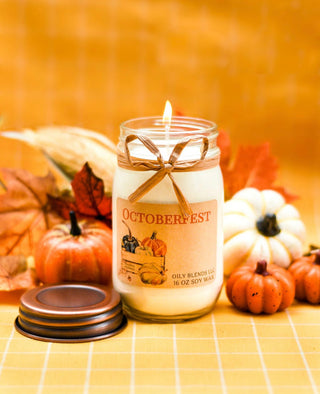 Jumbo Fall Scented Candles - 100 Hour Burn Time Soy Wax Candles - Oily BlendsJumbo Fall Scented Candles - 100 Hour Burn Time Soy Wax Candles